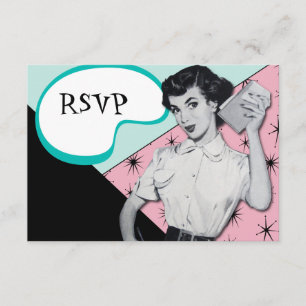 Vintage Sassy Secretary OSA kort