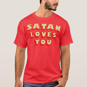 Vintage Satan Kärlek Du säger ju underbart T Shirt