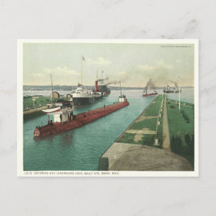 Vintage Sault Ste. Marie Vykort