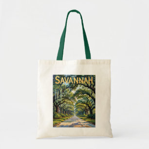 Vintage Savannah Georgia Van Gogh-stil Ekallé Tygkasse