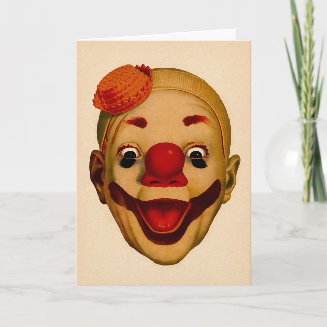 Vintage Scary Clothday Card Helgkort (Framsida)