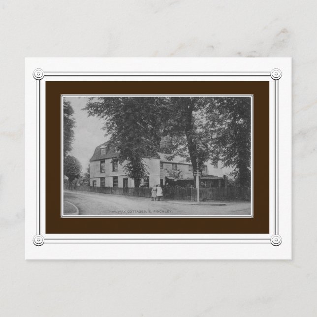 Vintage scen - Finchley, London Vykort (Framsida)