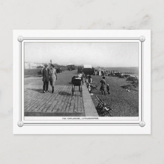 Vintage scen Littlehampton, Sussex Vykort