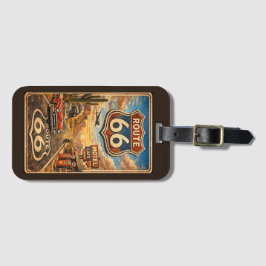 Vintage Scenic Route 66 Centennial Bagagebricka
