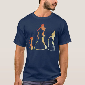 Vintage Schackspel rolig flicka T Shirt