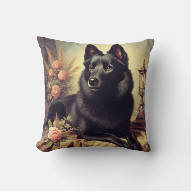 Vintage Schipperke-Hund Kudde (Framsida)