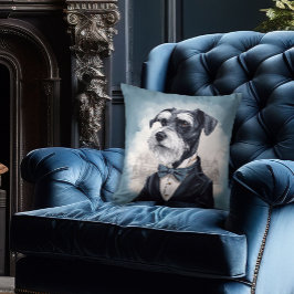 Vintage Schnauzer i Bow Tie and Tux Kudde