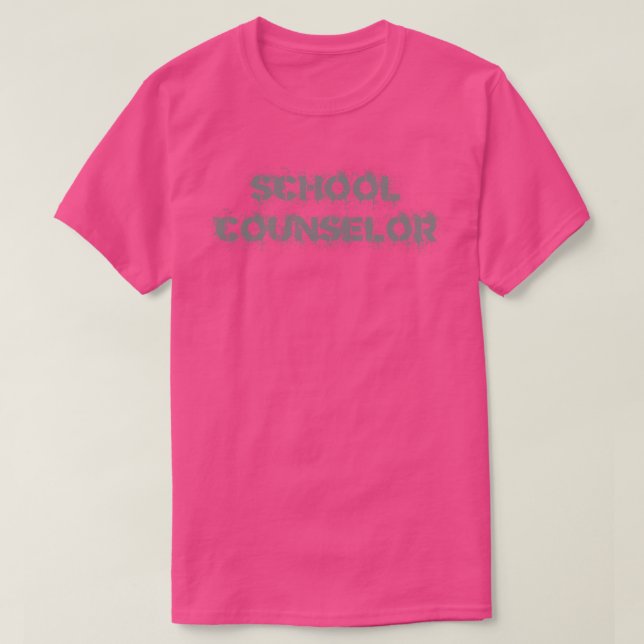 Vintage School Counselor T Shirt (Design framsida)
