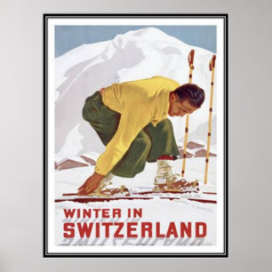 Vintage Schweiz - Poster