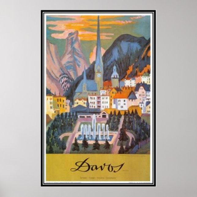 Vintage Schweiz - Poster (Framsidan)
