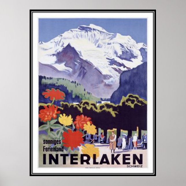Vintage Schweiz - Poster (Framsidan)