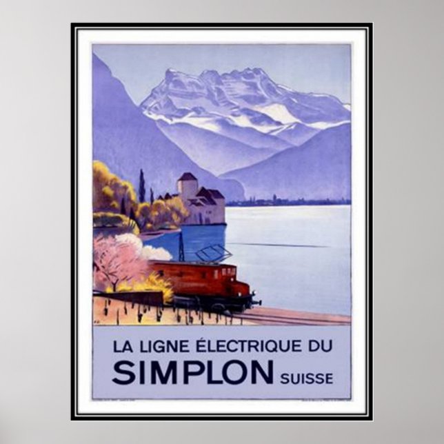 Vintage Schweiz - Poster (Framsidan)