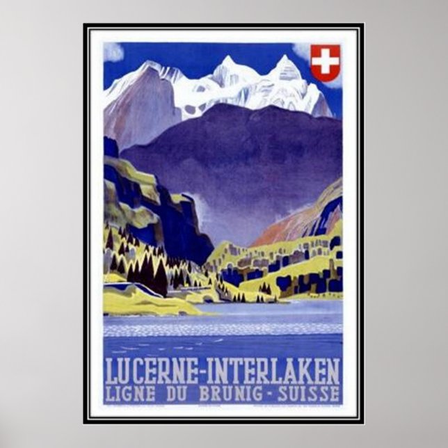 Vintage Schweiz - Poster (Framsidan)
