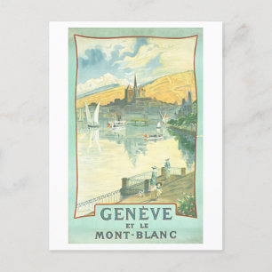 Vintage Schweiz-resevykort Vykort