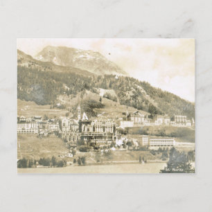Vintage, Schweiz, St Moritz, 1906 Vykort
