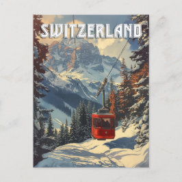 Vintage Schweiz Travel Vykort