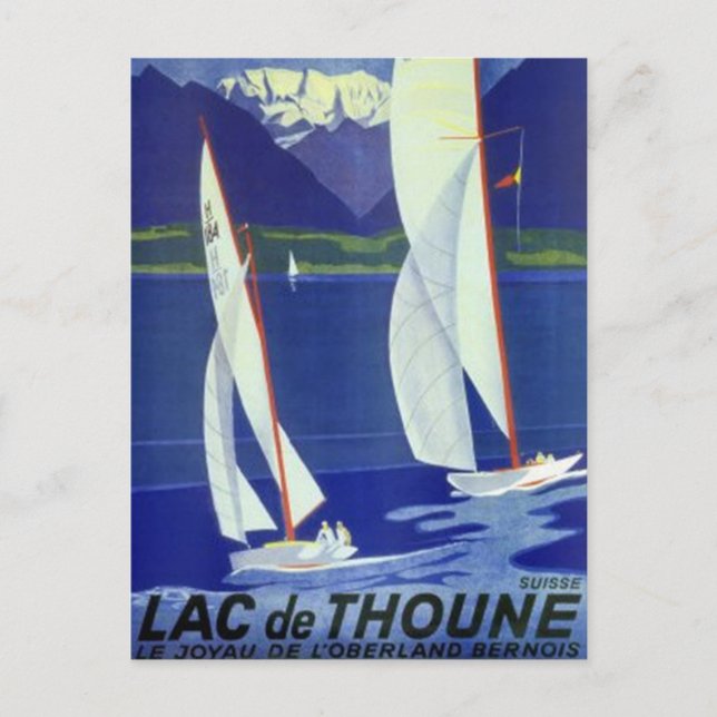 Vintage Schweiz - Vykort (Framsida)