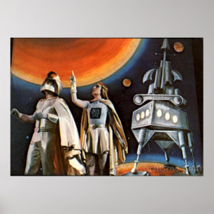 VINTAGE SCI-FI POSTER