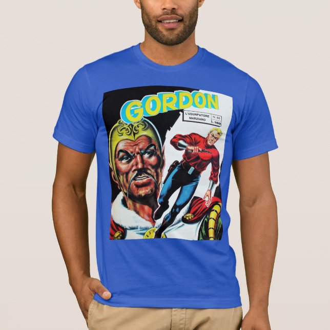 Vintage Sci-Fi Tecknad Bok T-shirt (Framsida)