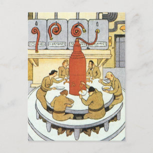 Vintage Science fiction, arbetsmarknadsforskare Ea Vykort