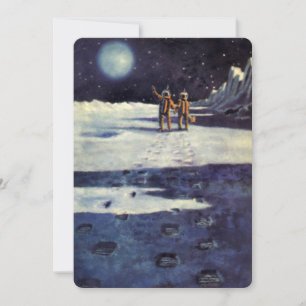 Vintage Science fiction Astronaut-Utomjordingar vi