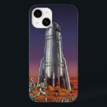 Vintage Science fiction, Astronauts Beetle-Utomjor<br><div class="desc">Vintagen illustrerar futuristiskans Science fiction färd och transport-raketskeppsbild. Astronauter som springer till sin raketfrakt och rymmer från skalformade utomjordingar på en främmande planet och försöker ta sig tillbaka från jorden. En klassisk 50-sekundersmodell för bok-sci-i-tecknad i framtiden.</div>