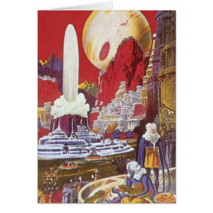Vintage Science fiction, Borttappaden Atlantis Hälsningskort