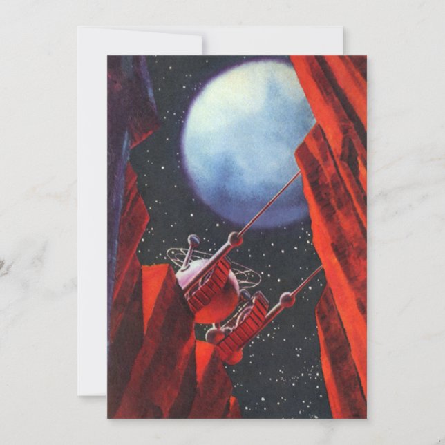 Vintage Science Fiction, Canyon Space Moon Rover (Framsida)