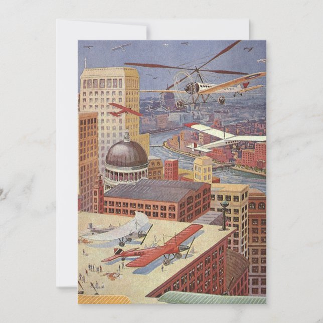 Vintage Science fiction City, Victorian Steam Punk (Framsida)