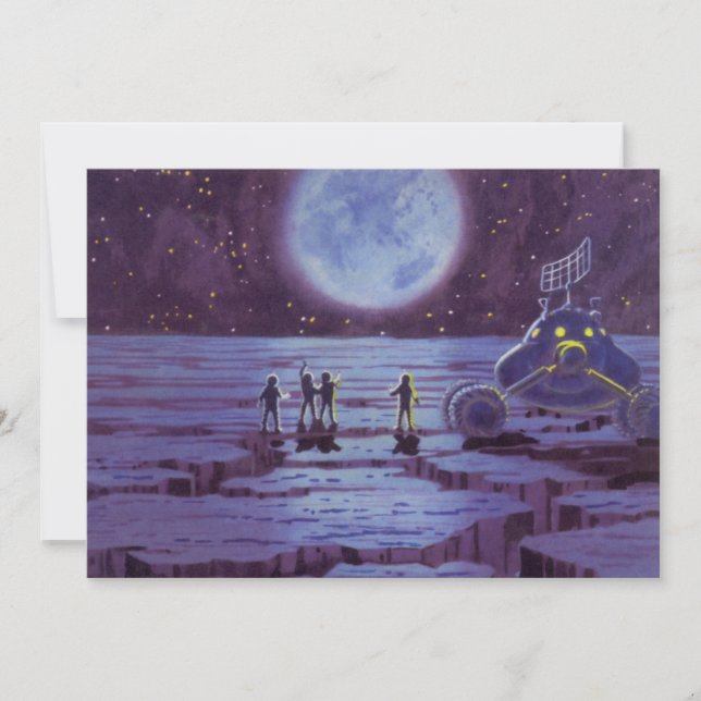 Vintage Science fiction Earth Rover-Utomjordingar  (Framsida)