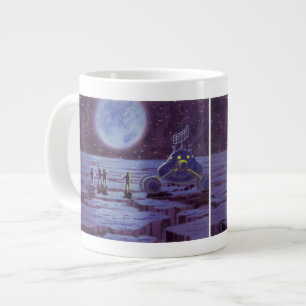 Vintage Science Fiction Earth Rover Utomstadsingar Jumbo Mugg
