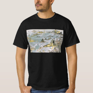 Vintage Science Fiction Futuristiska bilar, taxibi T Shirt