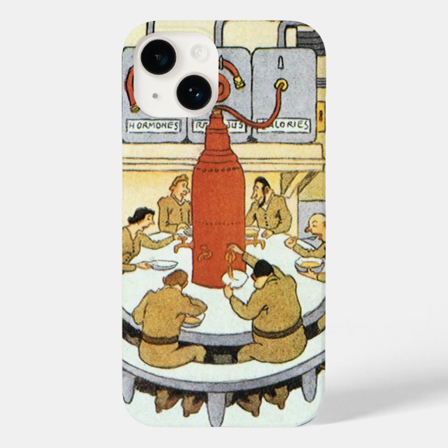 Vintage Science Fiction, Labbvetenskapsmän äter (Baksida)