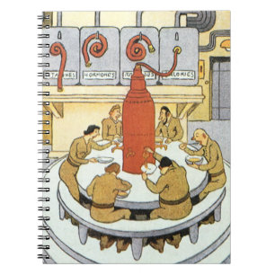 Vintage Science Fiction, Labbvetenskapsmän äter Anteckningsbok
