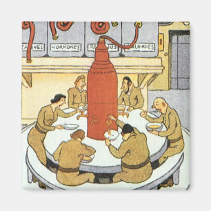 Vintage Science Fiction, Labbvetenskapsmän äter Magnet