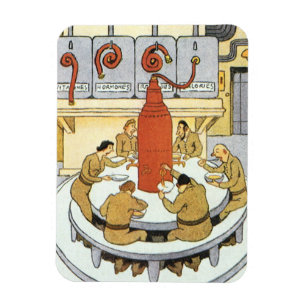 Vintage Science Fiction, Labbvetenskapsmän äter Magnet