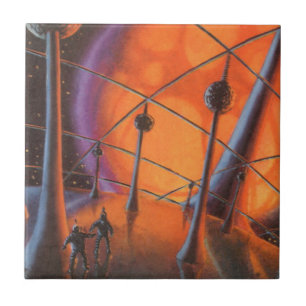 Vintage Science Fiction, Orange Sol och Utländska Kakelplatta