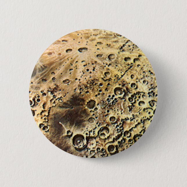 Vintage Science fiction, Rocket Frakt över Måne Knapp (Framsida)