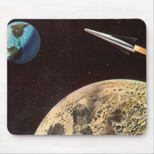Vintage Science fiction, Rocket Frakt över Måne Musmatta