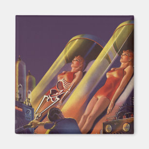 Vintage Science Fiction, Sci Fi Forskarna i Labbet Magnet