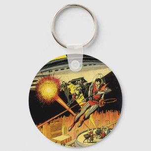 Vintage Science Fiction, Sci Fi-utomlopp från UFO Nyckelring