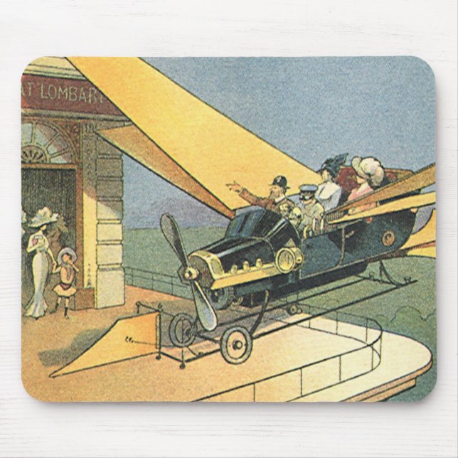 Vintage Science Fiction Steampunk Cabriolet Musmatta (Framsidan)