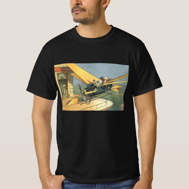 Vintage Science Fiction Steampunk Cabriolet Tröja (Framsida)