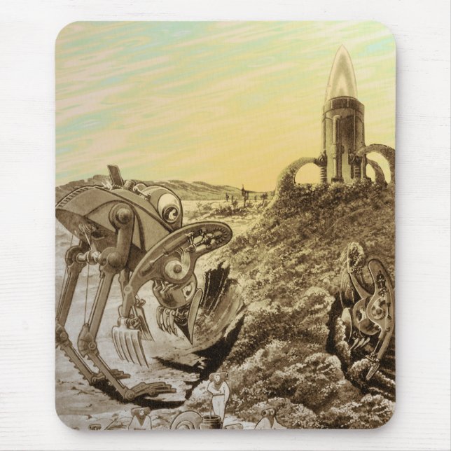 Vintage Science fiction Utomjordingar Planet Const Musmatta (Framsidan)