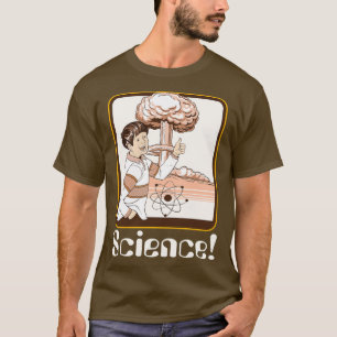 Vintage Science Gift Funny Atomic Bomb Retro T Shirt