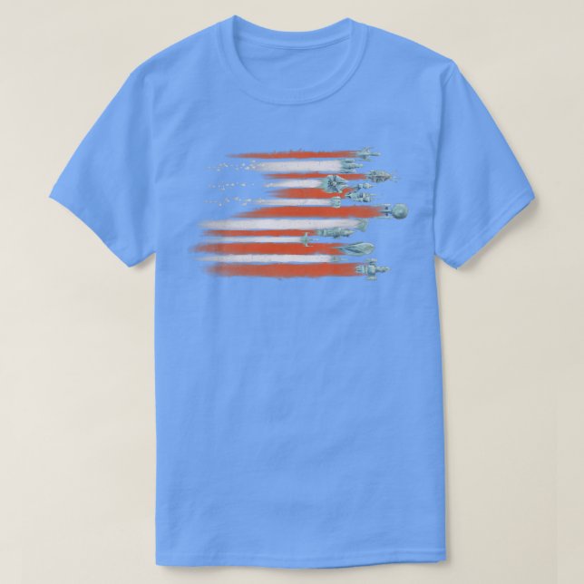 Vintage-SciFlyers T Shirt (Design framsida)