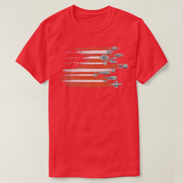 Vintage-SciFlyers T Shirt (Design framsida)