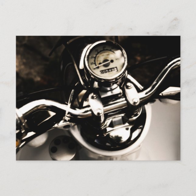 Vintage Scooter Vykort (Framsida)