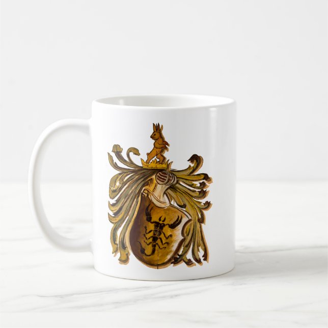 Vintage Scorpio Jackar Arm Kaffemugg (Vänster)