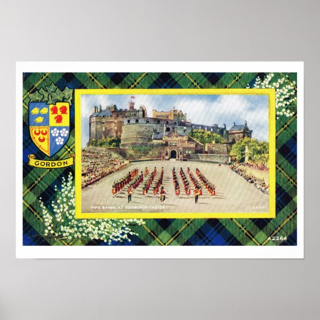 Vintage Scotland, Fraser, Gordon, Edinburgh Castle Poster (Framsidan)